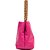 Bolsa Shoulder Lança Perfume Couro Puffy Rosa Feminino - Imagem 2