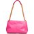 Bolsa Shoulder Lança Perfume Couro Puffy Rosa Feminino - Imagem 3