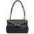 Bolsa Lança Perfume Sholder Enfeite Preto Feminino - Imagem 1