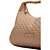 Bolsa Hobo Bag Couro Lança Perfume Embossed Coração Bege Feminino - Imagem 4