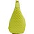 Bolsa Hobo Bag Couro Lança Perfume Embossed Coração Amarelo Feminino - Imagem 3
