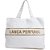 Bolsa Shopping Lança Perfume Lona Off White Feminino - Imagem 1