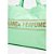 Bolsa Shopping Lança Perfume Lona Verde Feminino - Imagem 4