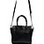 Bolsa Lança Perfume Tote Monocromatica Preto Feminino - Imagem 2