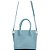 Bolsa Lança Perfume Tote Monocromatica Azul Feminino - Imagem 2