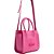Bolsa Lança Perfume Tote Monocromatica Rosa Feminino - Imagem 3