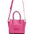 Bolsa Lança Perfume Tote Monocromatica Rosa Feminino - Imagem 1