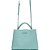 Bolsa Tote Couro Lança Perfume Matelasse Verde Água Feminino - Imagem 1