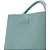 Bolsa Tote Couro Lança Perfume Matelasse Verde Água Feminino - Imagem 4