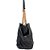 Bolsa Tote Lança Perfume Couro com Pregas Preto Feminino - Imagem 2