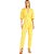 Macacão Linho Forum Com Cinto P23 Amarelo Feminino - Imagem 1