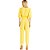 Macacão Linho Forum Com Cinto P23 Amarelo Feminino - Imagem 2