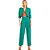 Blazer Linho Forum P23 Verde Feminino - Imagem 4