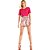 Short Linho Forum Estampado Comfort P23 Bege Feminino - Imagem 3