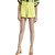 Short Forum Detalhe Linho V23 Amarelo Feminino - Imagem 1