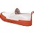 Tênis Colcci Fiji Branco e Laranja Feminino - Imagem 2