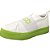 Tênis Colcci Mikonos Branco e Verde Feminino - Imagem 1