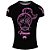 Rash Guard Venum Fearless Girl - Manga Curta - Preta e Rosa - Imagem 2