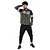 Moletom Everlast Vintage Full Zip com Capuz Verde Masculino - Imagem 5