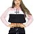Moletom Everlast Cropped Vintage com Capuz Rosa e Preto Feminino - Imagem 1