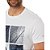 Camiseta Aramis Folha Quadros Branco Masculino - Imagem 3