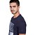 Camiseta Aramis Folha Quadros Marinho Masculino - Imagem 3