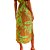 Saia Midi Forum Marrom e Verde Feminino - Imagem 2