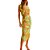 Saia Midi Forum Marrom e Verde Feminino - Imagem 4
