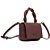 Bolsa Colcci Crossbody Liso Bordô Feminino - Imagem 2