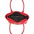 Bolsa Colcci Shopping Bag Liso Vermelho Feminino - Imagem 3
