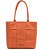 Bolsa Colcci Shopping Bag Liso Laranja Feminino - Imagem 1