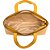 Bolsa Colcci Shopping Bag Texture Amarelo Feminino - Imagem 3