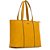 Bolsa Colcci Shopping Bag Texture Amarelo Feminino - Imagem 2