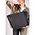 Bolsa Shopping Bag Jacquard Colcci Preto Feminino - Imagem 4