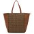Bolsa Shopping Bag Jacquard Colcci Caramelo Feminino - Imagem 1