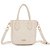 Bolsa Tote Colcci Logo Metal V23 Off White Feminino - Imagem 1