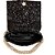 Bolsa Crossbody Colcci Elegance Paetê V23 Preto Feminino - Imagem 3