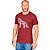 Camiseta Acostamento Casual Bordo Masculino - Imagem 1