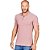 Camisa Polo Acostamento Casual Rosa Masculino - Imagem 1