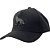 Boné Acostamento Metal Meditarraneo Strapback Preto - Imagem 1