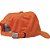 Boné Acostamento Basic Metal Sofia Strapback Laranja - Imagem 2