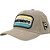 Boné Acostamento Veludo Strapback Bege - Imagem 1