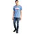 Camiseta Acostamento Atlantic V23 Azul Claro Masculino - Imagem 2
