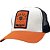 Boné Colcci Denim Julia Trucker Branco E Laranja Unissex - Imagem 1