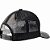 Boné Trucker Colcci Aba Curva Couro Metal Snapback Preto - Imagem 2