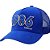 Boné Trucker Colcci Aba Curva Laser Virna Snapback Azul - Imagem 1