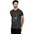 Camiseta Aramis Mapa Pontilhado Mescla Preto Masculino - Imagem 1