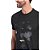 Camiseta Aramis Mapa Pontilhado Mescla Preto Masculino - Imagem 4