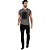 Camiseta Aramis Molduras V23 Grafite Masculino - Imagem 4