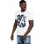 Camiseta Aramis Rectangles Branco Masculino - Imagem 1